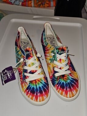 Blowfish Tie-Dye Multicolor Canvas Sneakers